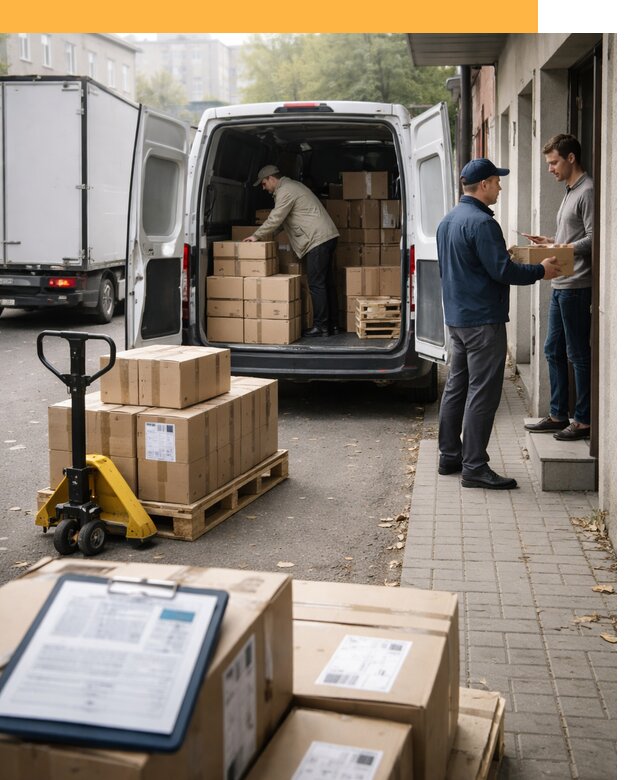 Доставка грузов от двери до двери с таможней от 45590 руб.