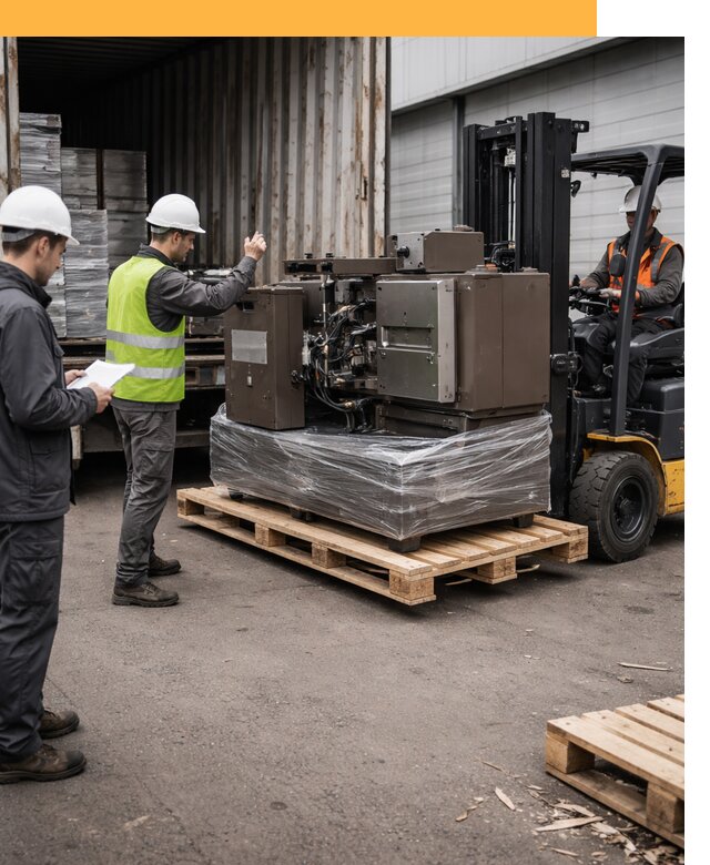 Доставка промышленного оборудования из Европы от 45590