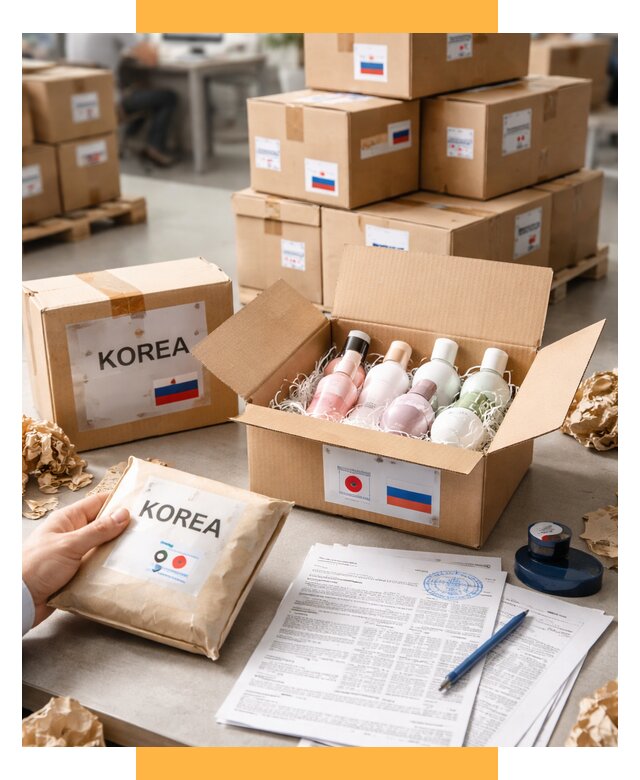 Доставка косметики из Кореи от 8611 р. под ключ | СетСервис-Рмв