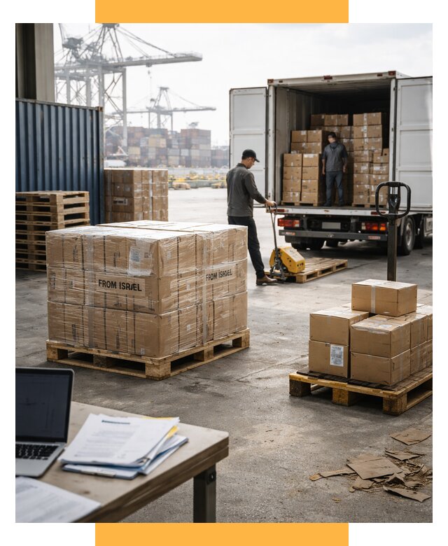 Доставка грузов из Израиля от 15197 р., логистика от СетСервис-Рмв