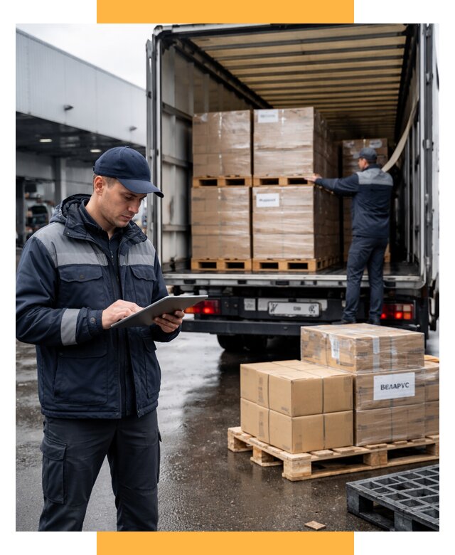 Доставка грузов из Беларуси от 15197 р. логистика СетСервис-Рмв