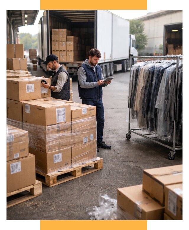 Перевозка и доставка одежды из Китая от 7598 р., СетСервис-Рмв