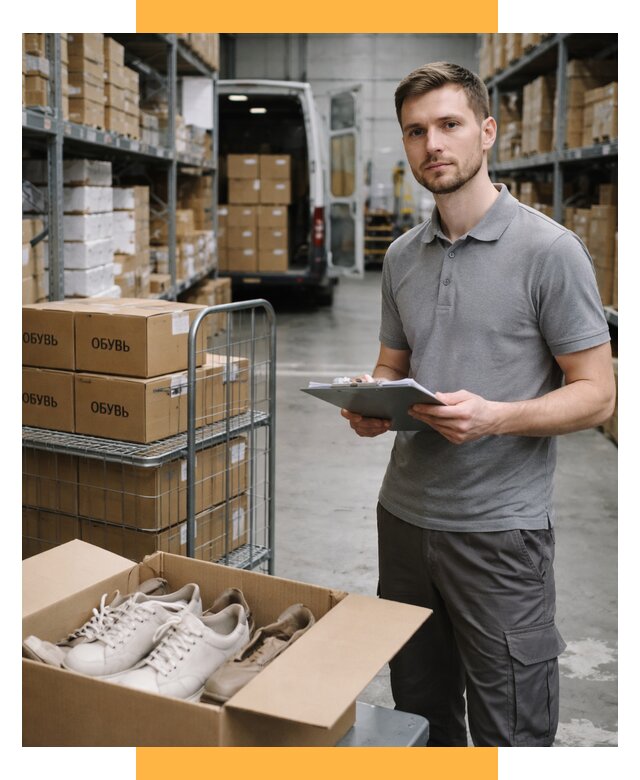 Доставка обуви из Китая и Турции от 4559 р. СетСервис-Рмв