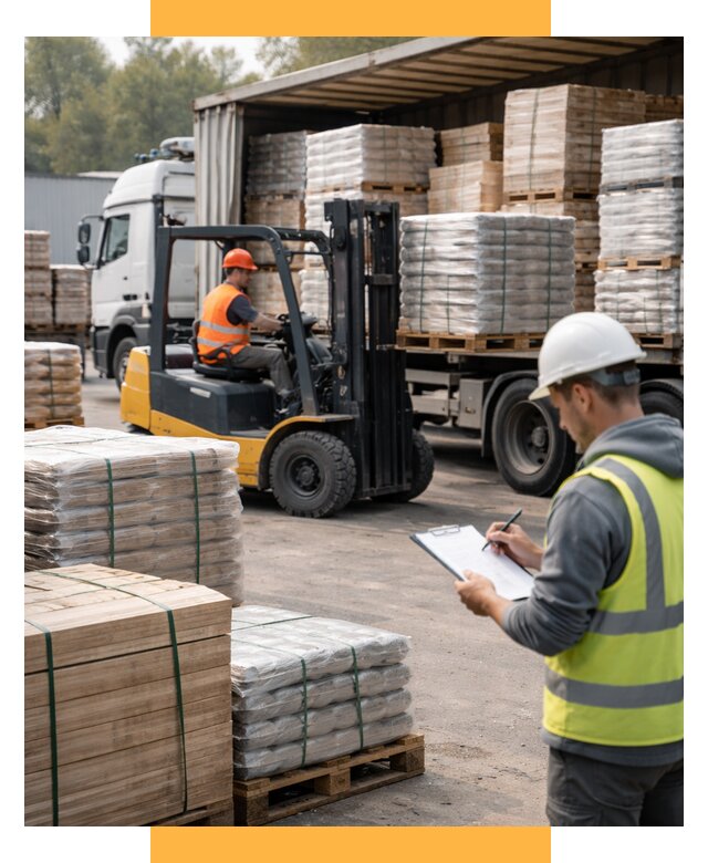 Перевозка строительных материалов от 5572 р. | СетСервис-Рмв