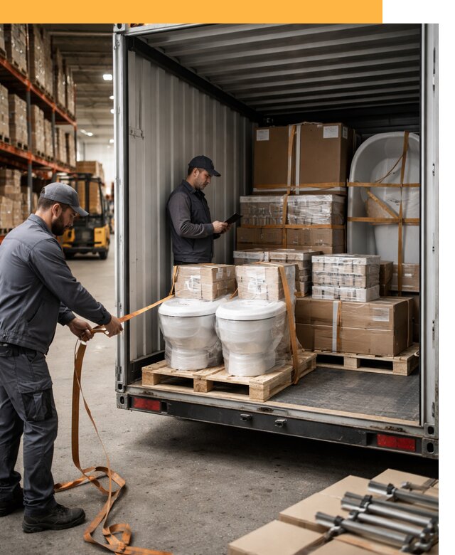 Перевозка сантехнического оборудования по России и миру от 1824