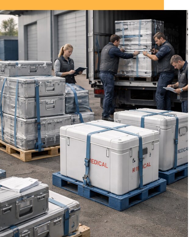 Перевозка медицинского оборудования по всему миру от 15197 руб