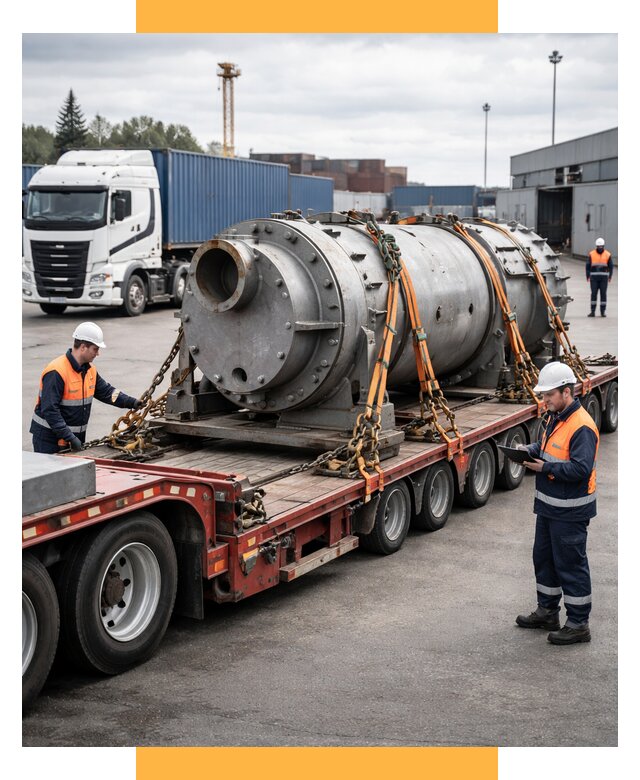 Перевозка тяжеловесных грузов под ключ от 151965 р. | СетСервис-Рмв