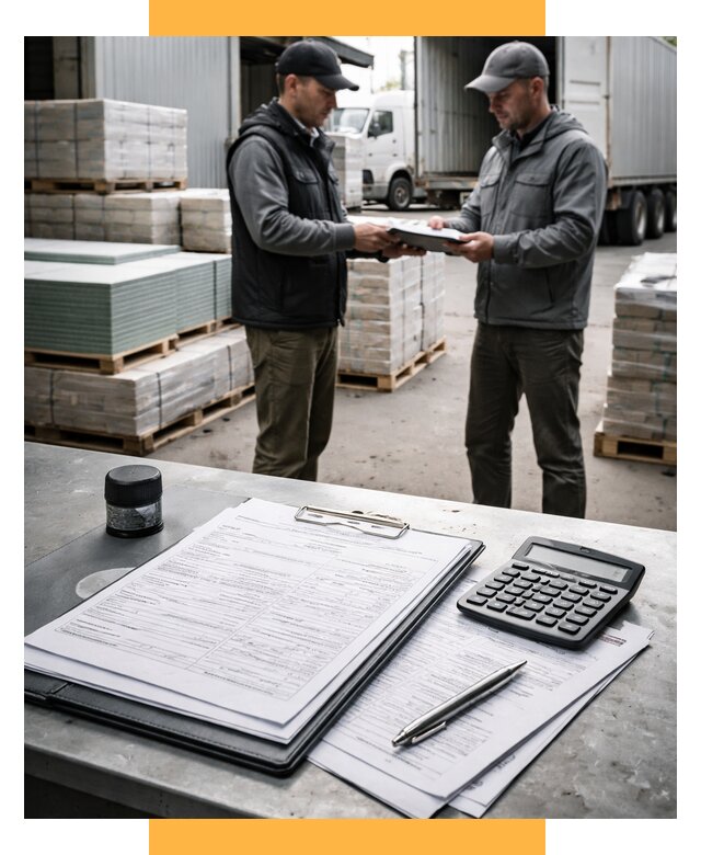 Таможенное оформление стройматериалов от 8611 р. | СетСервис-Рмв