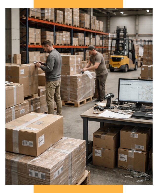 Склад консолидации в Европе от 6585 р., услуги СетСервис-Рмв